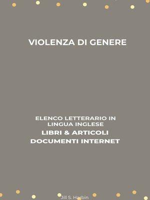 cover image of Violenza Di Genere